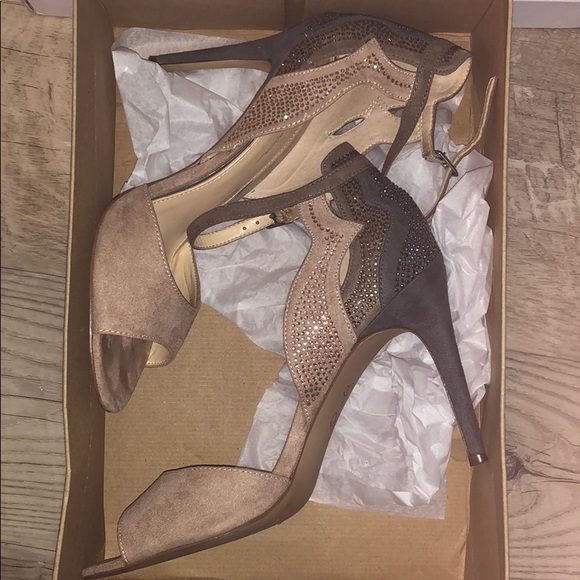 Jessica Simpson Shoes - Jessica Simpson Dark Sandbar Microsuede Heels
